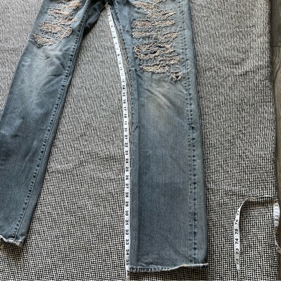 Vintage Distressed Denim Replay Jeans Denim - Picture 12 of 14